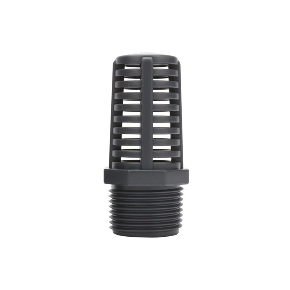 Mogahin One Color Water Tube Elbow Upvc Aquarium Water Pump Filter Joint Grey, Flower Basket Strainer Screen Fish Tank Inlet 1Pc(1.2 Inch)