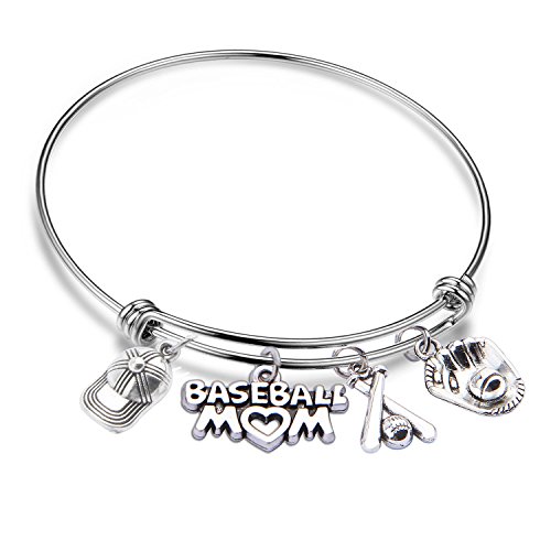 Baseball Mom Bracelet - Softball & Sports Jewelry Gift