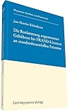 Die Bestimmung angemessener Gebühren für FRAND-Lizenzen an standardessentiellen Patenten: Eine Analyse und Bewertung der Rechtslage in Deutschland und den USA (Heymanns Schriften zum Patentrecht)