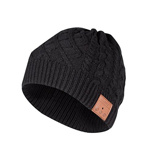 blueear Bluetooth Beanie Hat Bluetooh 5.2 Headphone Wireless Winter Knit Hats with Stereo Speaker and MIC,Gifts for Birthday,Christmas,Thanksgiving Day