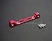 Aluminum Front Upper Arms Rear Bulk Mount for ARRMA Kraton Typhon Senton Talion - RED
