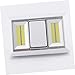 HOMSFOU 4Pcs Battery Mode Wall Light Wardrobe Lamp Practical Lighting Tool for Home Use Bright White Light Easy to Install No Battery Included