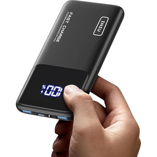 INIU 10000mAh Slim USB-C Power Bank, 22.5W PD3.0