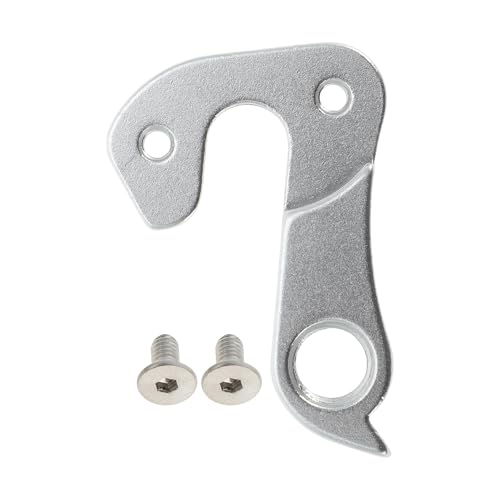 BULLSPANN 1個 自転車バイクディレイラーハンガーフレームギアテールフック バイクディレイラーハンガープレート ディレイラーハンガー交換部品 マウンテンバイク用 シルバートーン