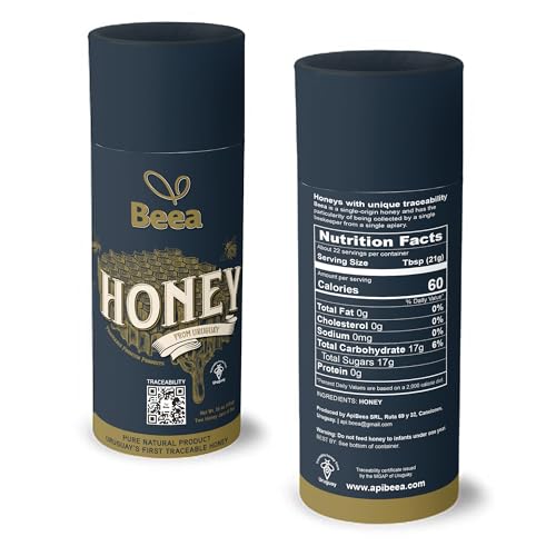 Miel cruda uruguaya Beea, pack 2 botellas 8 oz miniatura 3