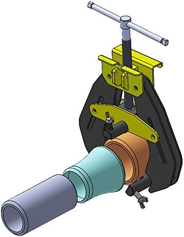 Miniatura 5 de Abrazadera de alineación de tubos, con tornillos de acción rápida, CPA120, Strong Hand Tools