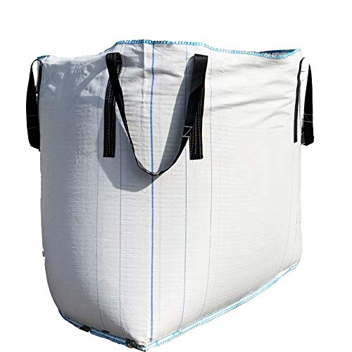 Wiederverwendbarer Big Bag 1m³| Extra starke Schlaufen| komplette Bodenöffnung | 90x90x110cm