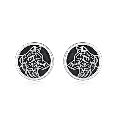 Boucles d'oreilles nœud celtique viking en argent, le cadeau idéal