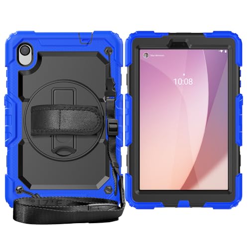 Étui Lenovo Tab M8 HD 8" TB-8505F antichoc avec protège-écran bleu