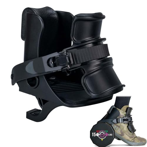 Foot Dumbbell Attachment, Dumbbell Weights for Legs Holder, Weight Training for Legs, Adjustable│1-120 lbs, Leg&Core&All Around Workout, Left/Right Foot