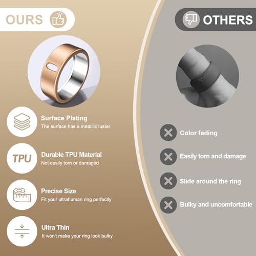 Funda compatible con Ultrahuman Ring Air de TPU flexible protector de anillo unisex 5