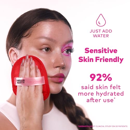 the original makeup eraser 7-day set erase all makeup with just water including waterproof mascara eyeliner foundation lipstick sunscreen and more 7ct