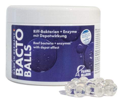 Fauna Marin Bacto Balls 500ml, Riff-Bakterien + Enzyme mit Depot-Effekt fürs Aquarium
