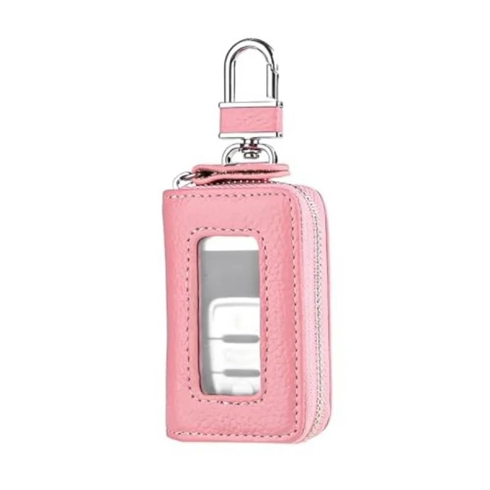 Funda Protectora para Llave de Coche A+, con Metal Rosa Funda metálica para Llavero de Coche