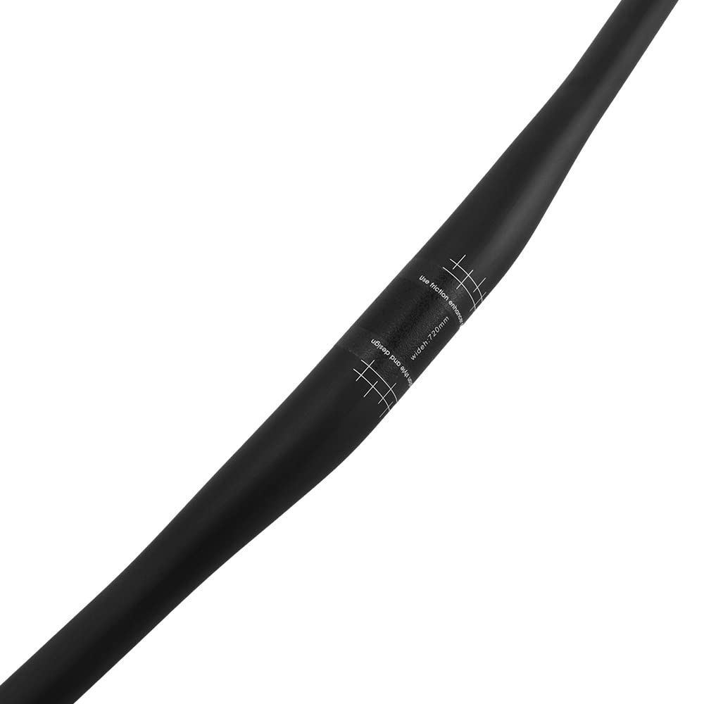 RXL SL Manillar de Carbono MTB 31.8 para Bicicleta de Descenso y Montaña - Plano, UD Mate, 760mm
