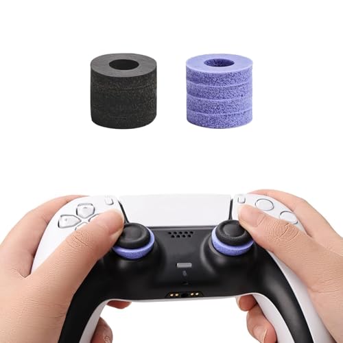 Image of YOKRWO 8 Auxiliary Aiming Precision Rings for PS5 Accessories, Gaming Accessories for PS4,for PS5, for Xbox(Black /Purple)