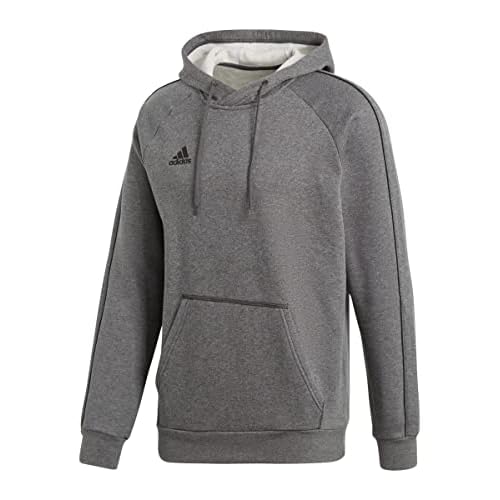 adidas CORE18 Hoody Sudadera con Capucha, Hombre, Gris (Gris/Negro), M
