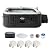 Intex PureSpa Plus Greystone Square Hot Tub 6 Person Inflatable 94" Outdoor Relaxing 170 AirJet Spa Bundled with 4 PureSpa Cushioned Headrest Pillows