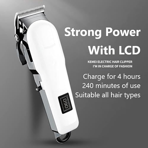 Image of Quicknik Professionals Design Perfect Shaver And Haircut Rechargeable Beard And Moustaches Hair Machine And Trimming With Cord And Without Cordless Use for Men (White)
