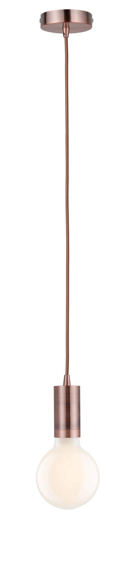 Paulmann 50387 luminaire en suspension Neordic Haldis max. 20 watts suspension Cuivre éclairage de plafond métal, luminaire suspendu Métal E27