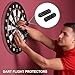 YELARXI Aluminum Dart Flights, Dart Flight Protectors Fixed 90 Degrees Wing Savers Protectors, 0.11