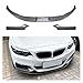 Front Lip, Car Front Bumper Lip Spoiler Diffuser Splitters Body Kit Aprons Cover Guard Trim Compatible for BMW 2 Series F22 F23 Sport 2015-2019(Carbon Fiber Look)