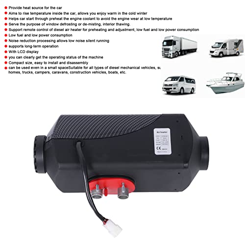 Akozon Aquecedor de ar,aquecedor de ar universal,dispositivo de aquecimento de estacionamento automá