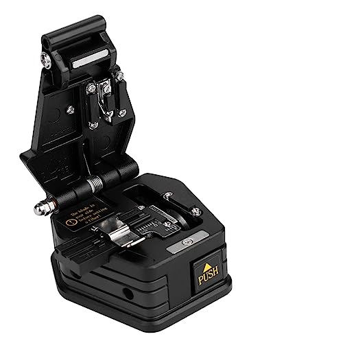 Risegun Cortadora de Fibra Óptica, Divisor de Fibra Óptica de Alta Precisión, Cortadora de Cables para Fibra Óptica de 125um de Diámetro con Bolsa de Goteo