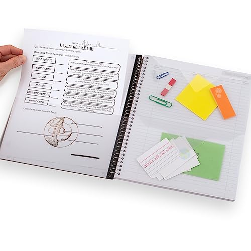Carnet interactif Five Star avec couverture personnalisable en plastique lot de 3 - 4