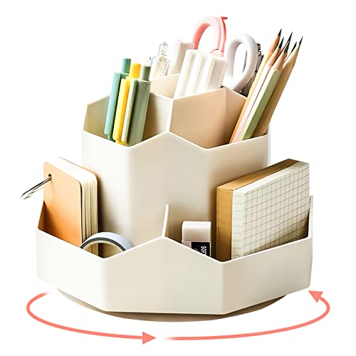 Humbgo Drehbarer Schreibtisch Organizer Kinder Rotierende-Stiftehalter -...