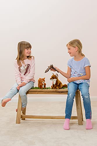 Teddy Hermann 90843 Eichhörnchen 14 cm, Kuscheltier mit idealem Recyclinganteil (Füllmaterial)