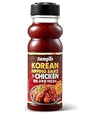 SEMPIO Korean Dipping Sauce for Chicken - Sweet & Spicy Flavor with Authentic Gochujang. Zero Trans Fat, Perfect for Fried Wings and Tempura (8.5fl oz / 300g)