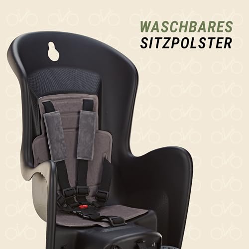 Polisport Bilby RS Fahrradkindersitz | Kindersitz für die Sattelrohrmonage | für Kinder zwischen 9 und 22 kg