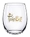 Disney Classics Collectible Stemless Tumbler Glass Sets - 16 Ounces - Set of 2 (Tinkerbell)