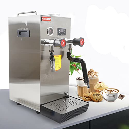 Commercial/Home Milk Frother,Automatic Milk Steamer Electric Coffee Frothing Machine 8L Professional Coffee Milk Frother,Steam Milk Frother,Milk Steamer Machine Coffee Foam Maker Frothing Machine #TOP25