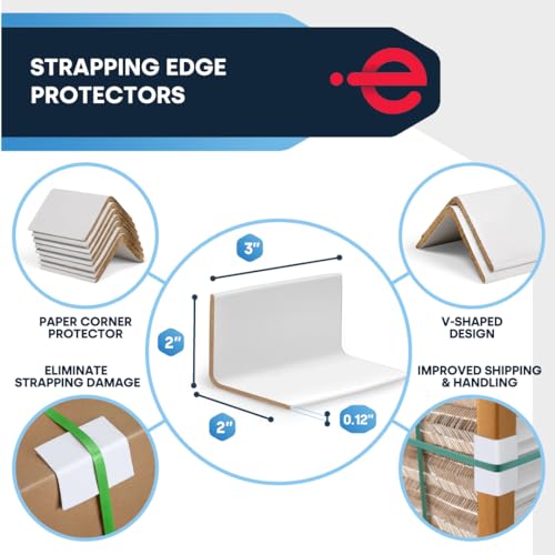 Esk Packaging EB2020120003W Strapping Edge Protectors thumb #1