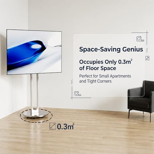 Soporte móvil para TV de piso SENHAUS para 40-75" miniatura 3