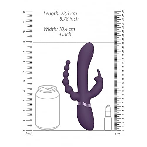 Double Penetration Rabbit vibrant pour stimulation simultanée point G et clitoris - 3
