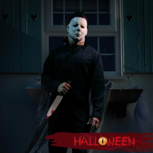 Fulnew FULNEW-MICHAELMYERSMASK124 Halloween Michael Myers Mask Original Realistic Horror Latex Mike Myers Mask Props thumb #4