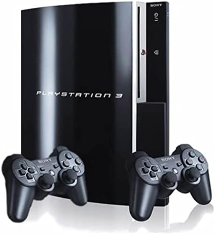 Sony Playstation 3 80GB Piano Black Console with 2 Controllers (Renewed) image 2