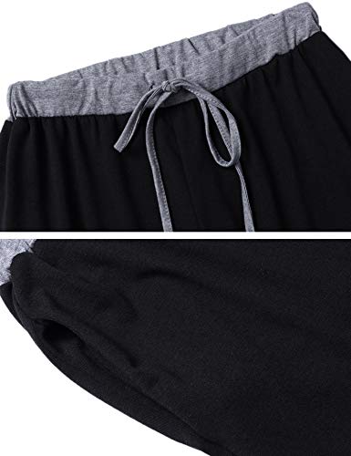 Aibrou Women's Cotton Long Sleeve Pajamas Set Soft Sleepwear Loungewear