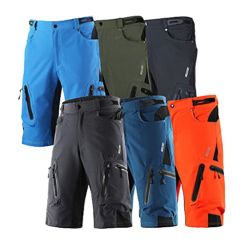 Shorts de ciclismo baggy con bolsillos y cremallera miniatura 3