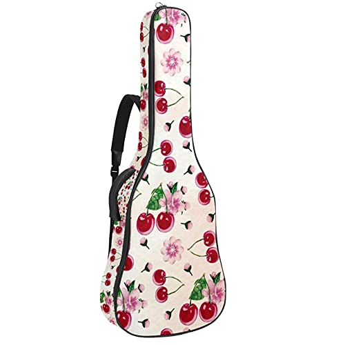 Housse guitare basse cerise rouge pour exprimer votre passion musicale