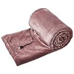 NASSMOSSE USB Heated Blanket, Cordless Heat Blankets Electric with 3 Heating Levels, Portable Heated Throw for Office Home, No Battery Pack Style 3