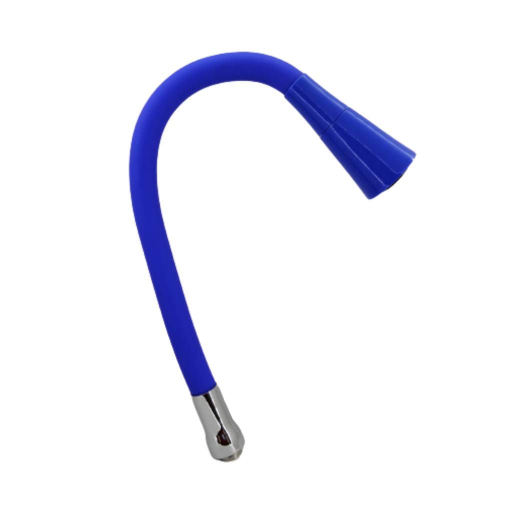 Royal ApexNovex Bendable Kitchen Basin Faucet Spout 360 Degree Rotating Colourful Outer Pipe for Kitchen Faucet Spout (Blue - NSBF-SP002BLU)