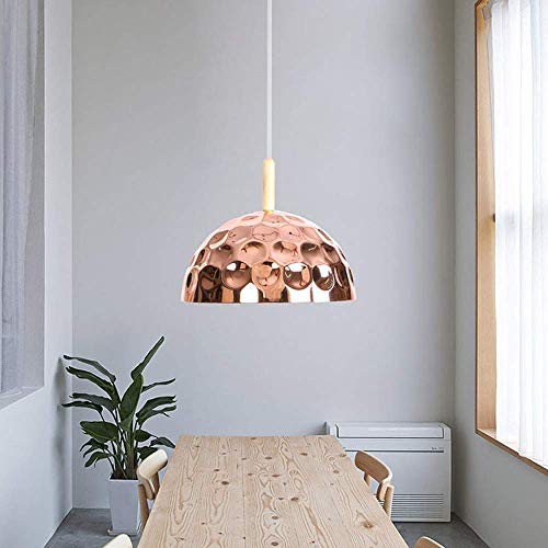 Suspension métal argenté pour illuminer un restaurant sombre avec style E27