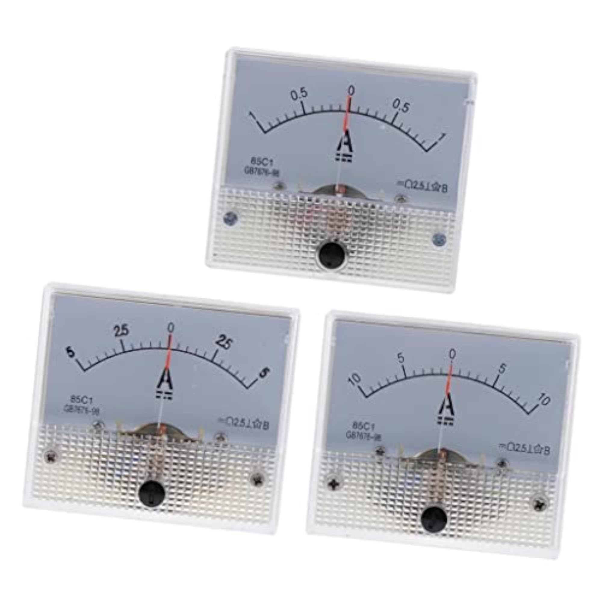 DC Ammeter Analog Panel Meter Amp Meter Current Gauge 85C1 0-1A