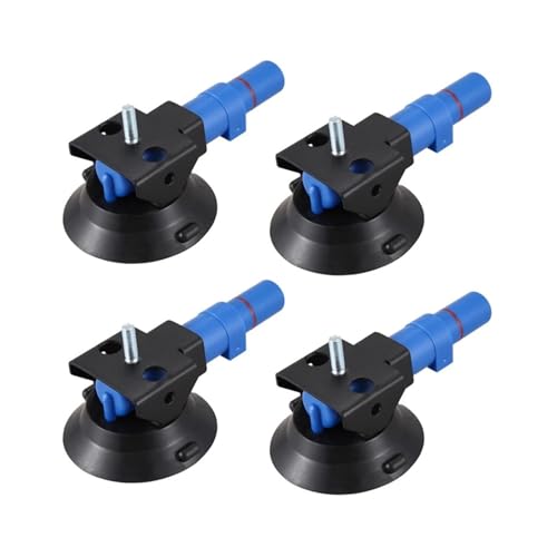 Ventosa para cristal cóncava de 3 pulgadas con perno M6 y bomba manual de 75 mm 2