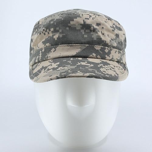 Image of The Vintage Year Heavy Stitching Washed Cotton Cadet Hat - Durable Military Baseball Cap for Men & Women, Outdoor Casual Wear