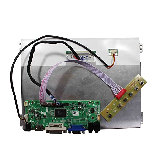Image of VSDISPLAY 10.4 inch 1024X768 LCD Screen with DVI VGA H /D Controller Board | 4:3 Aspect Ratio